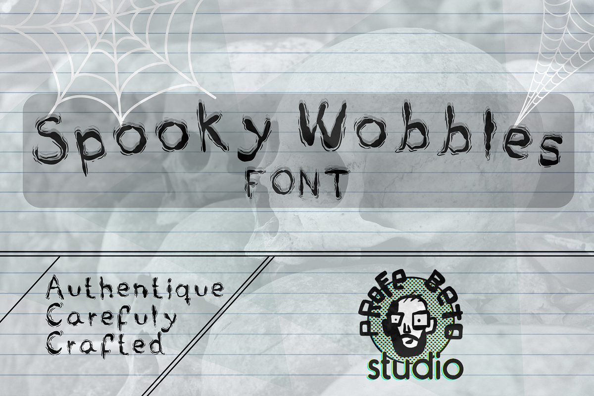 Spooky Wobbles/Fun Font for kids, a Handwritten Font by El Profe Beto Studio (Photo 1 of 6)