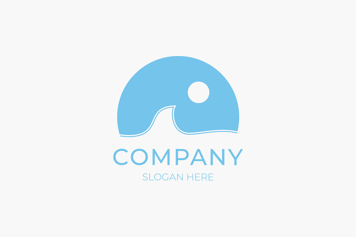 Surf wave beach logo design, a Branding & Logo Template by Medianeka (Photo 2 of 3)
