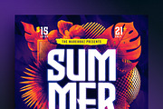 Summer Night Party Flyer Template, a Flyer Template by Verazo (Thumbnail 2 of 2)