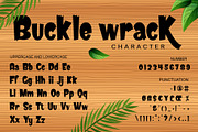Buckle Wrack - Decorative Font, a Font by LetterStock (Thumbnail 6 of 7)