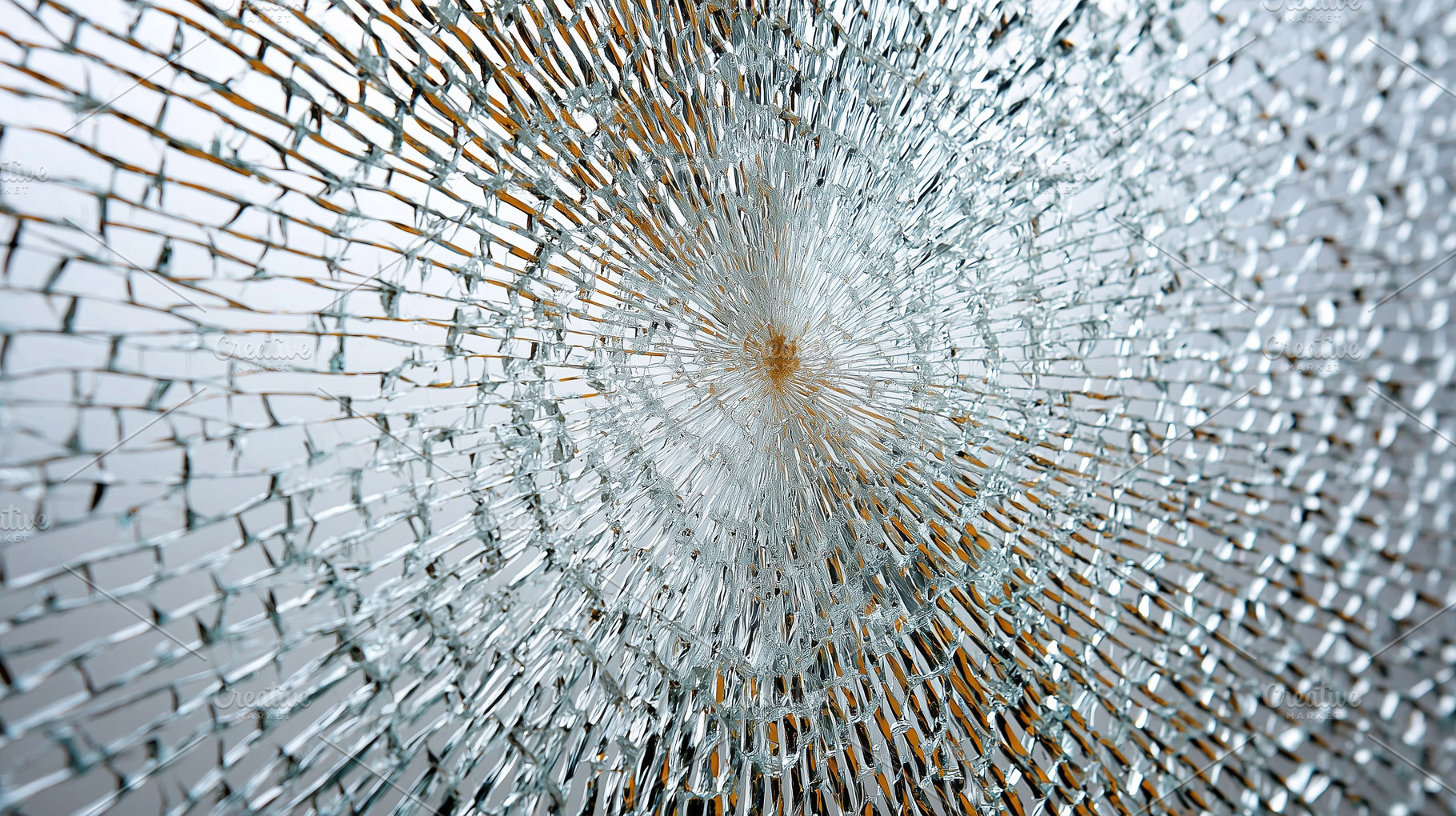 Close up of shattered tempered glass, a Background Photo by MistyDay
