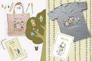 I love my Family!, a Decorative Illustration by tinybunnyshop (Thumbnail 5 of 6)