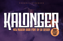 Kalonger Font
