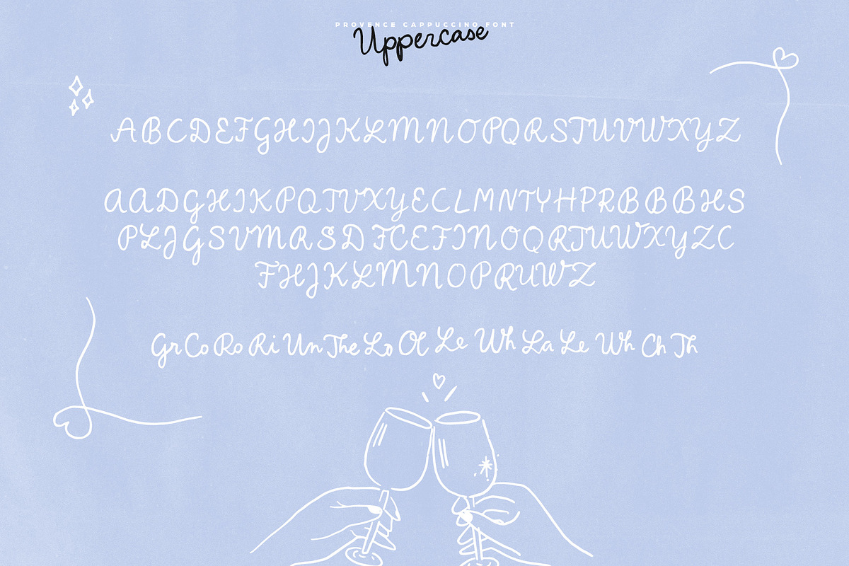 Provence Cappuccino Script & Doodles, a Handwritten Font by Ivan Rosenberg (Photo 4 of 12)