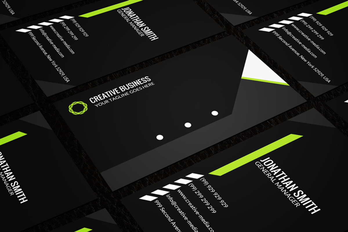 Corporate Business Card CM052, a Business Card Template by annozio (Photo 4 of 4)
