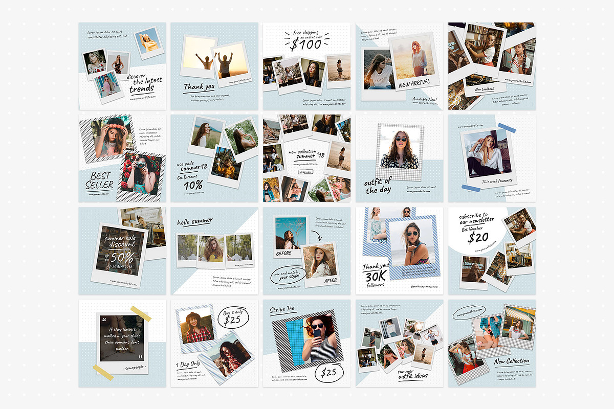 Instagram Pack - Snapgram, a Social Media Template by muhisya (Photo 7 of 9)