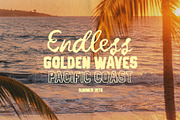 Sunset Motel Retro Summer Font Trio, a Handwritten Font by BilberryCreates (Thumbnail 3 of 10)