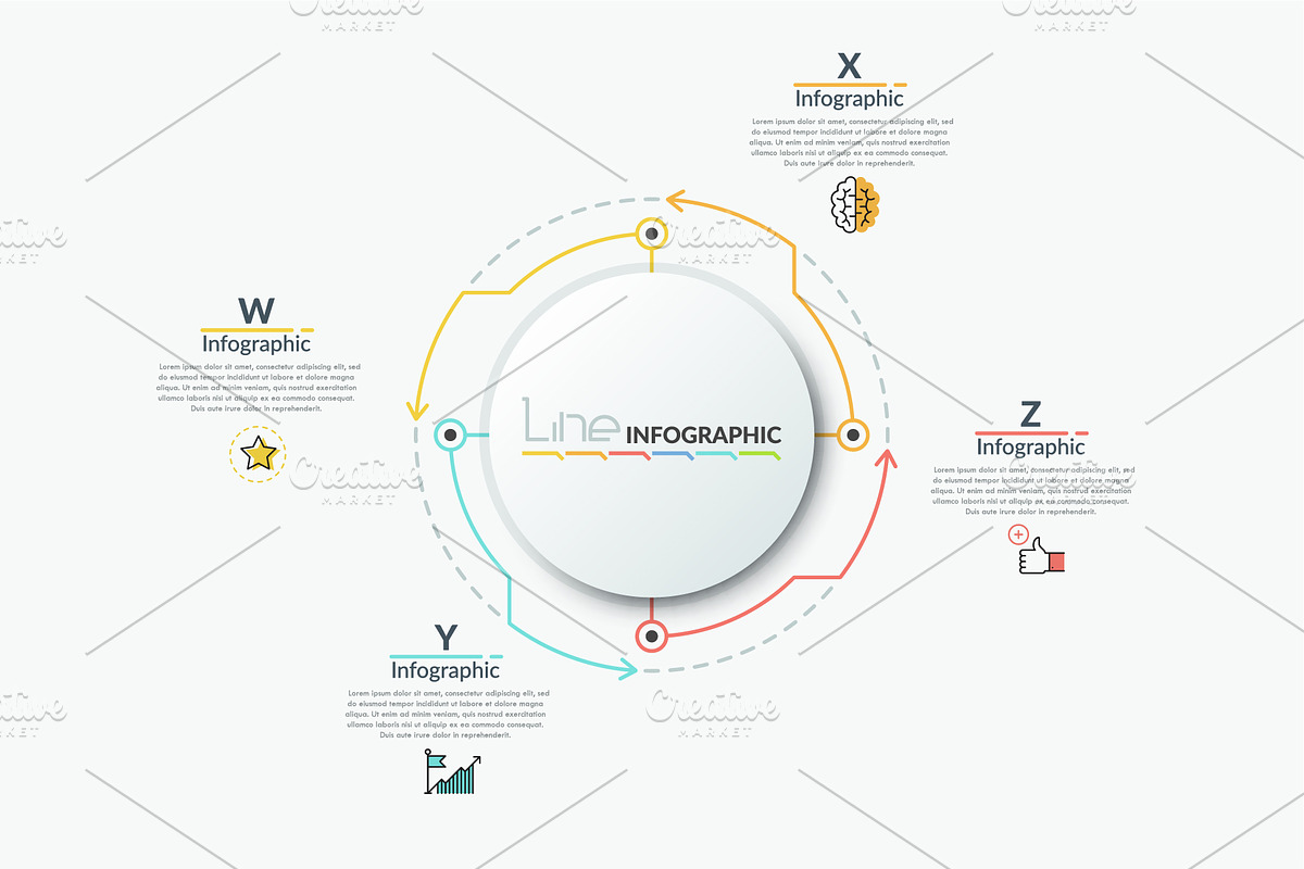 Line-X. Infographic Pack, a Presentation Template by Andrew Kras Design (Photo 19 of 23)
