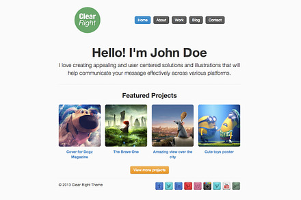 Clear-Right WordPress Theme