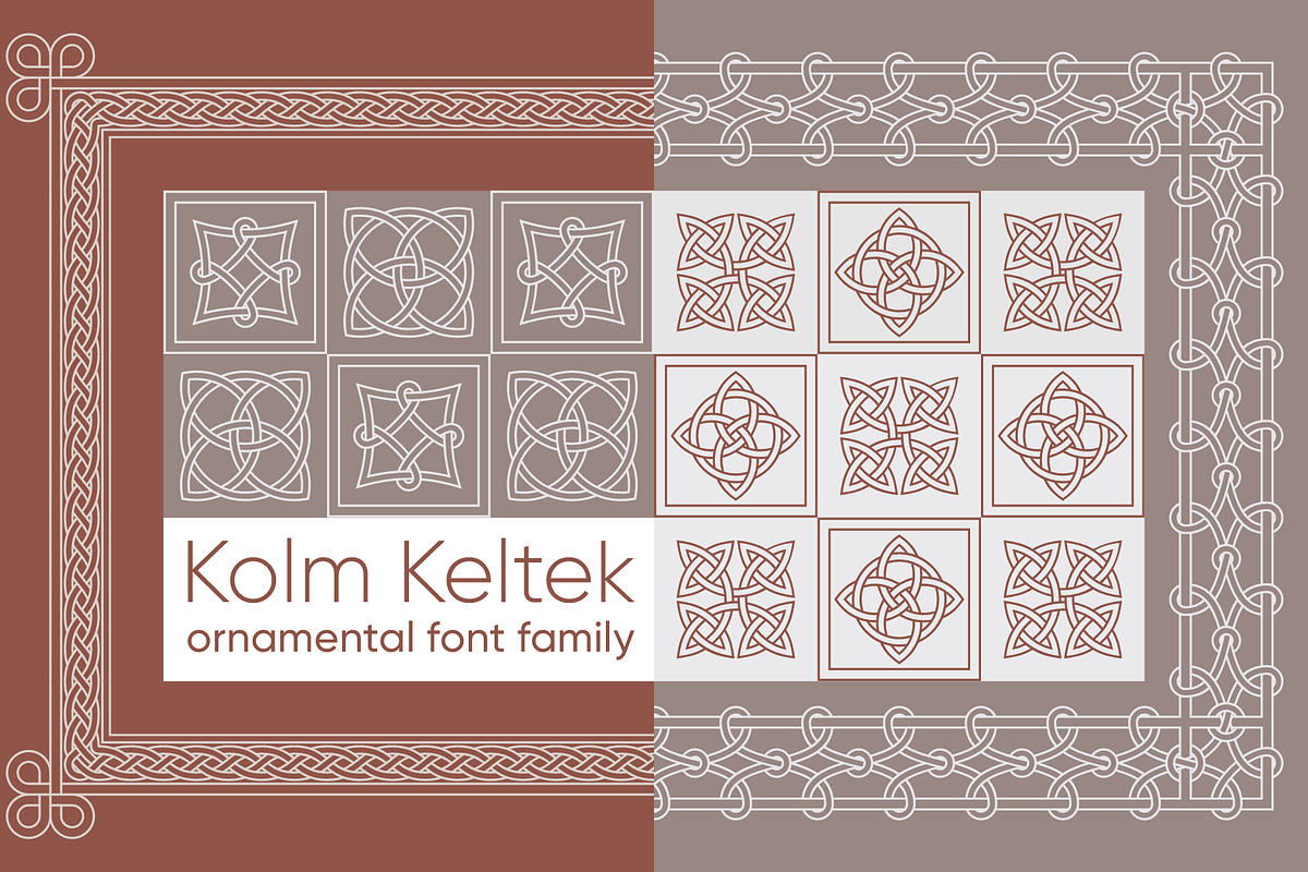 Kolm Keltek, a Symbol Font by 2DTypo (Photo 1 of 6)