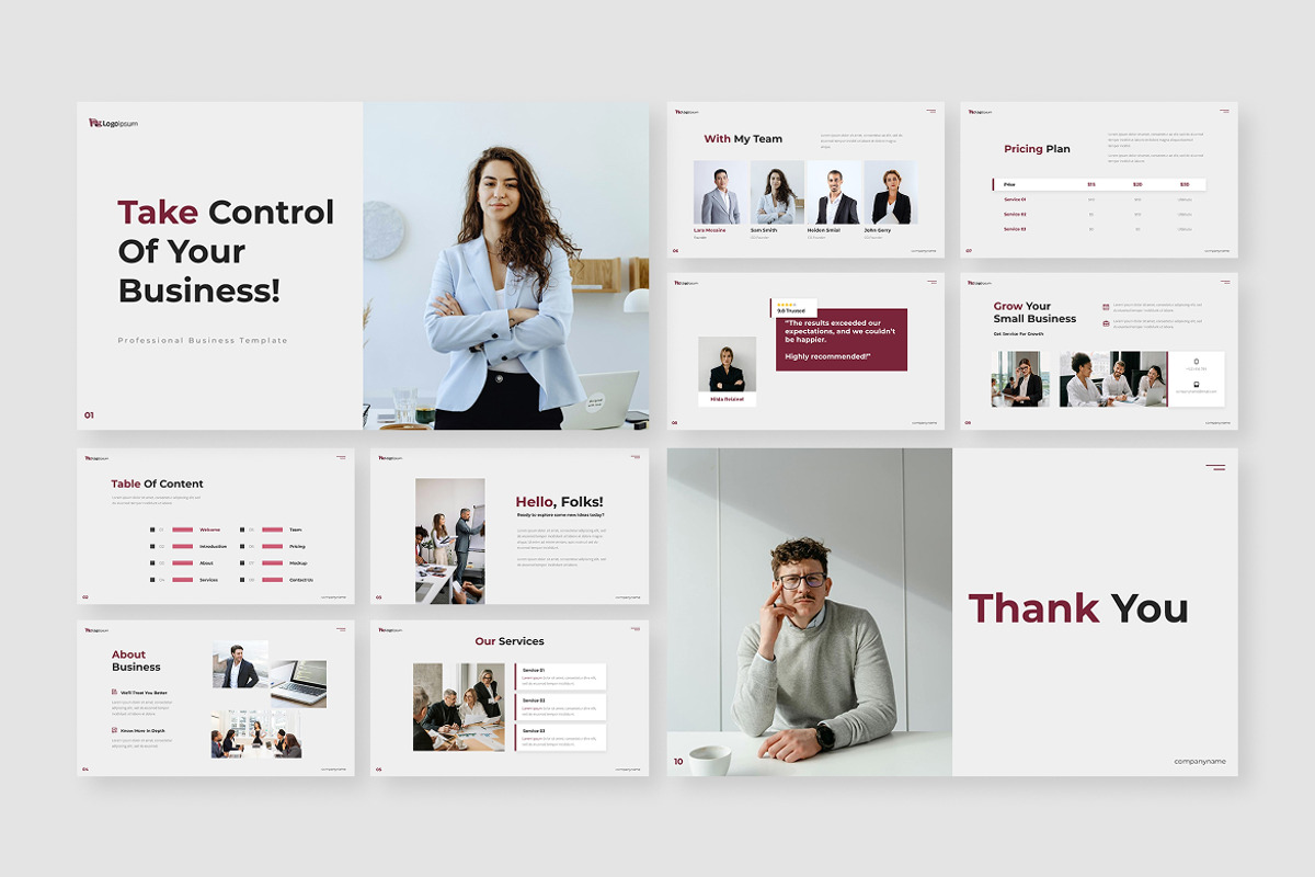 Professional Business Slides, a Presentation Template by Antstheme (Photo 2 of 2)