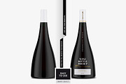 Black Bottle Mockup - Wine, a Product Mockup by Graxaim Mock-up (Thumbnail 5 of 6)