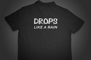 Drops Letters Font, a Font by OWPictures (Thumbnail 4 of 5)