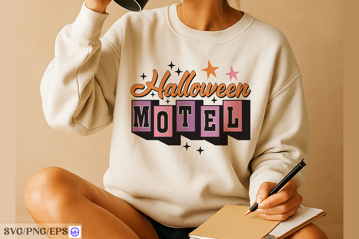 Halloween Retro Sign PNG SVG, a Graphic by mh_arif (Photo 2 of 4)