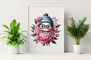 Kindergarten Nursery Kids Peony Sub, an Illustration by SVGArt (Thumbnail 7 of 8)