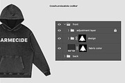 vintage wash pullover hoodie mockup, a Hoody Mockup by Barmecide Mockup Studio (Thumbnail 3 of 3)