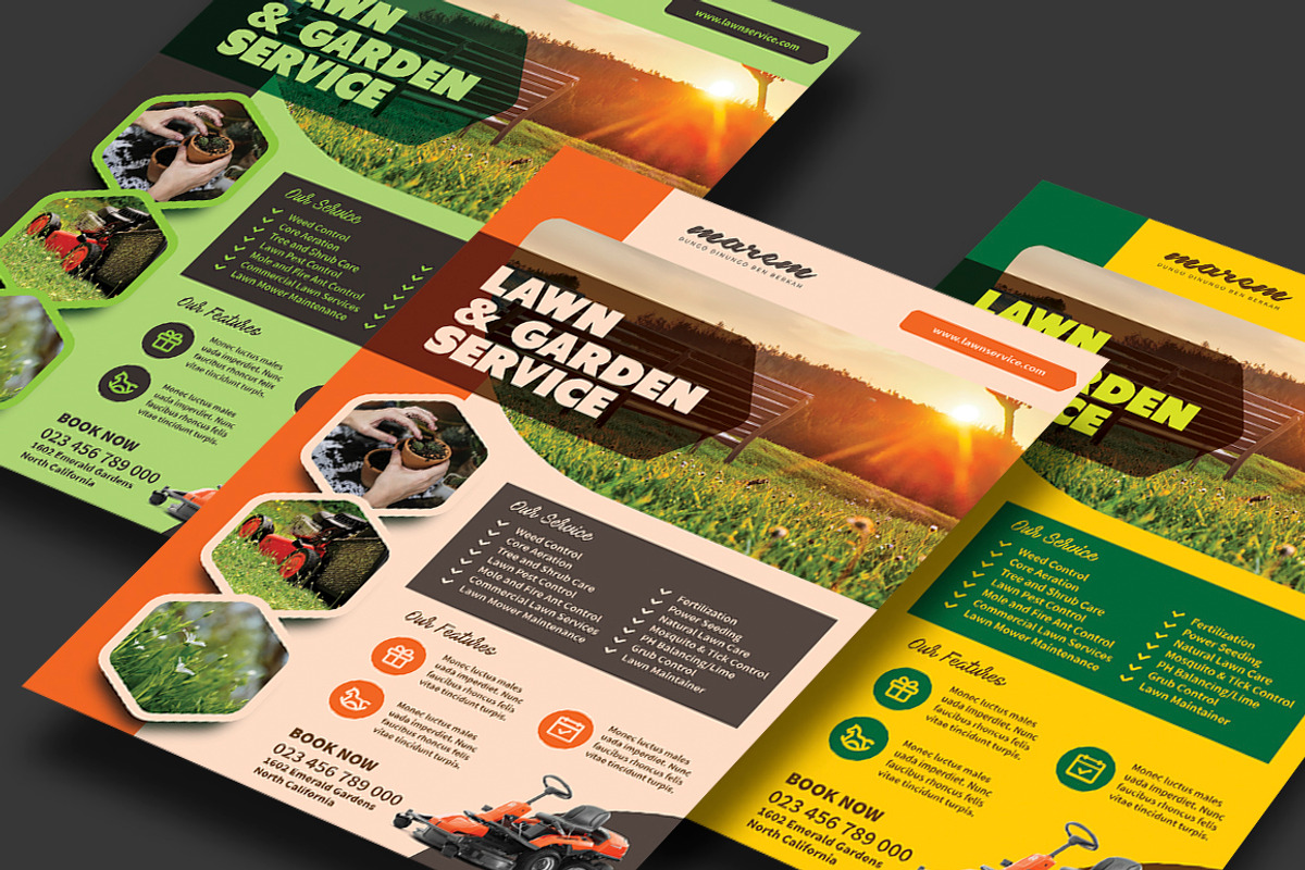 Lawn Service, a Flyer Template by Saphari (Photo 1 of 4)