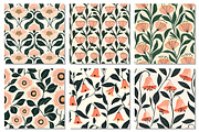 Retro Floral Seamless Pattern, a Texture Graphic by Dream Creation (Thumbnail 4 of 6)