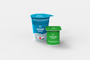 Yogurt Mockups - 9 Views, a Packaging Mockup by Illusiongraphic (Thumbnail 10 of 14)
