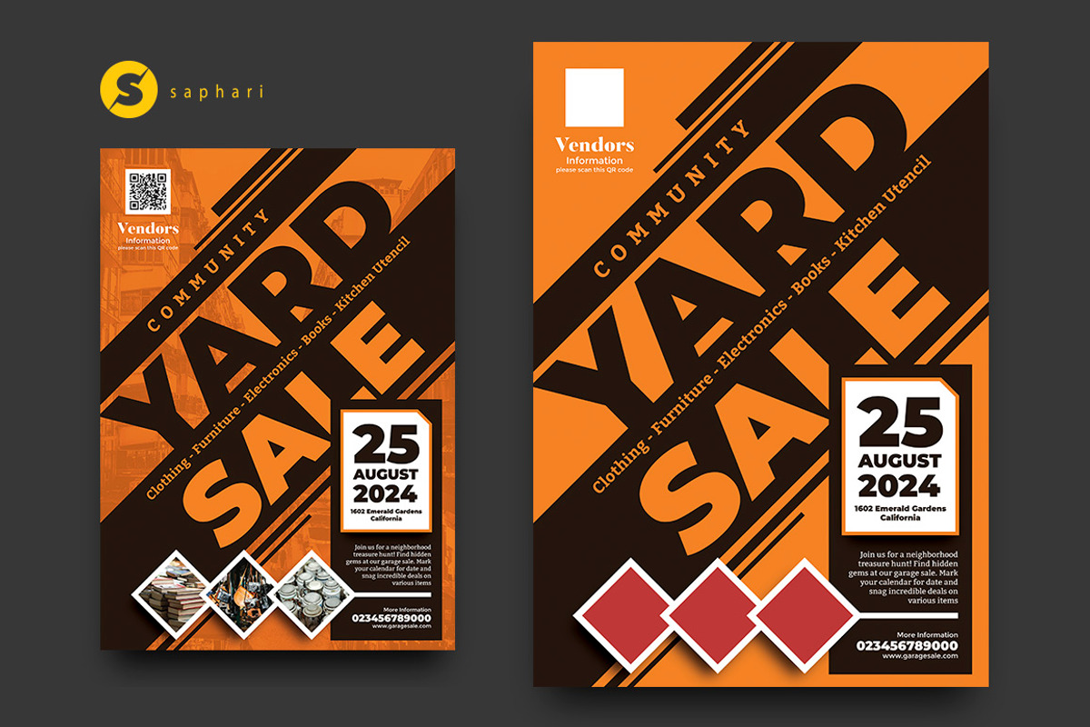 Yard Sale, a Flyer Template by Saphari (Photo 2 of 3)