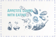 Hand-drawn Cooking and Food Icons, a Decorative Illustration by Margo Miller (Thumbnail 48 of 48)