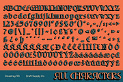 CS Roastery 3D, a Serif Font by Craft Supply Co. (Thumbnail 8 of 8)