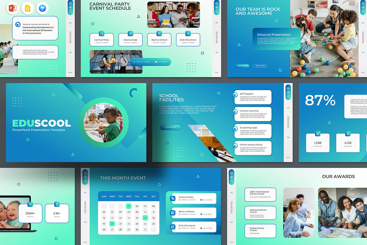 Education Learning Presentation, a Presentation Template by Dream-Lab (Photo 1 of 8)