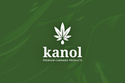 Kanol Cannabis Hemp Marijuana Logo, a Branding & Logo Template by Tovarkovdesign (Thumbnail 6 of 6)