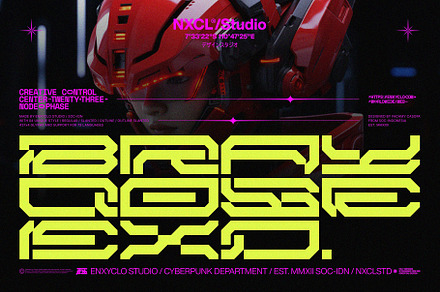 NCL BRAYQOSE EXPANDED, a Sans Serif Font by Enxyclo Studio