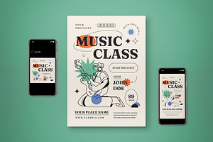 Music Class Flyer Set