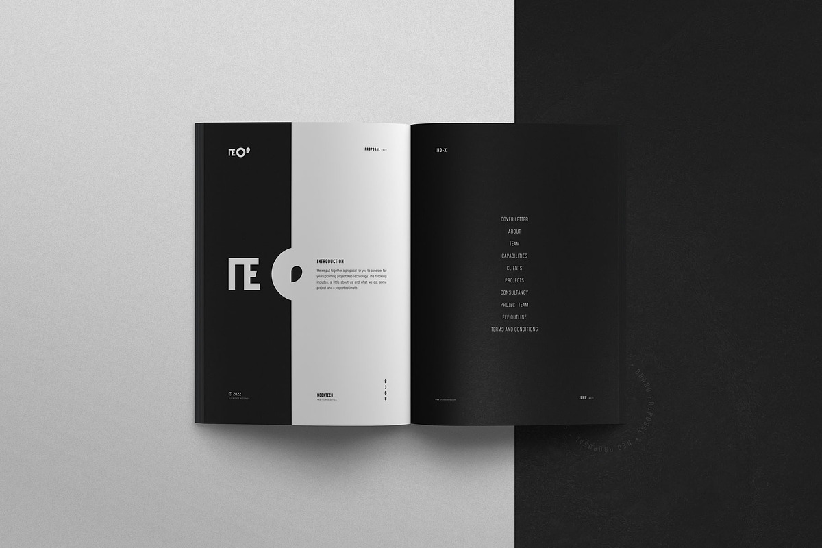 NEO | Proposal, a Brochure Template by Studio Bons (Photo 2 of 16)