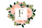 Peony Wedding Bouquet, an Illustration by hellopop design (Thumbnail 1 of 2)