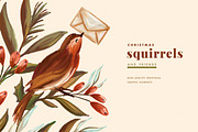Christmas Squirrels & Winter Scenes, an Animal Illustration by Yeticrab (Thumbnail 4 of 12)