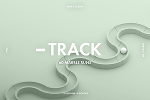 TRACK - 60 MARBLE RUNS