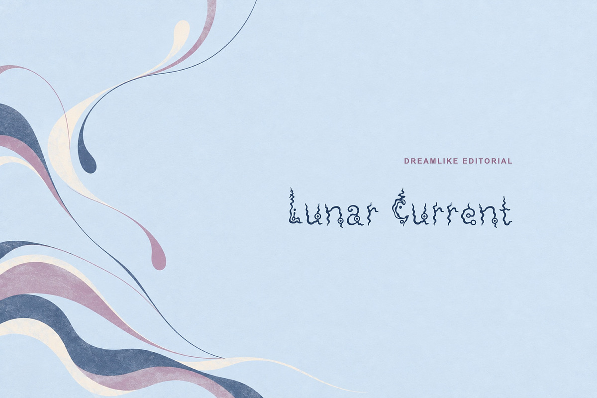 Astral Surf Cosmic Decorative Font, a Sans Serif Font by Graphic Spirit (Photo 3 of 8)