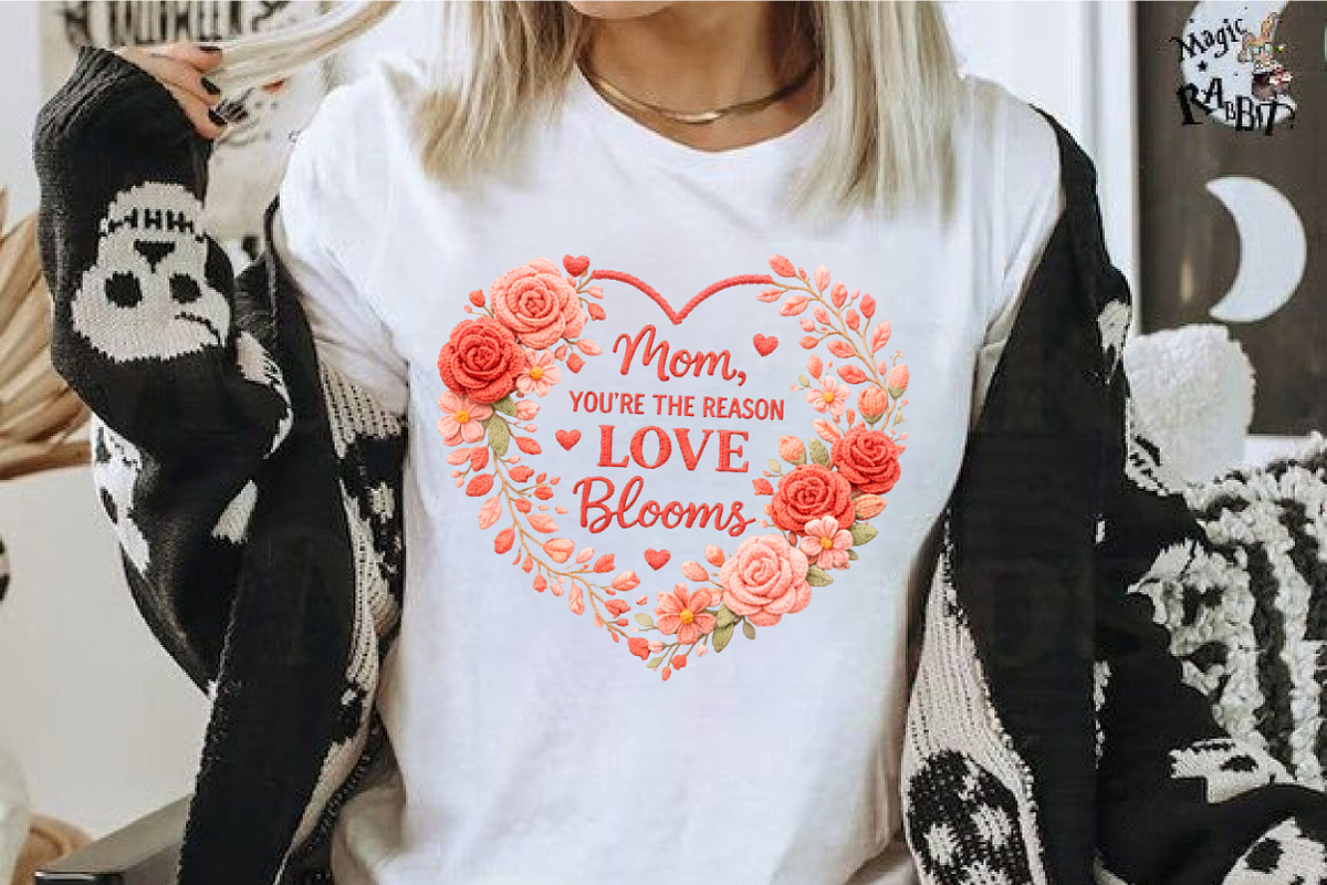 Mother's Day PNG, She is Mom PNG, Fa, an Illustration by GatewayDesign (Photo 5 of 5)