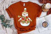 Patchwork Snowman png, Merry Christm, an Illustration by Libby Wishes (Thumbnail 8 of 8)