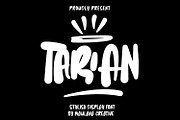 Tarian Stylish Display Font, a Handwritten Font by Maulana Creative (Thumbnail 1 of 7)