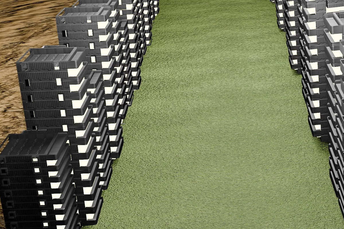 Apartment Tower 3D Model, an Architecture 3D Model by Temer (Photo 4 of 4)