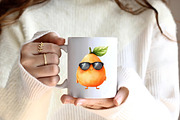 Watercolor Papaya Fruit Clipart,, an Illustration by CreationArt (Thumbnail 4 of 9)