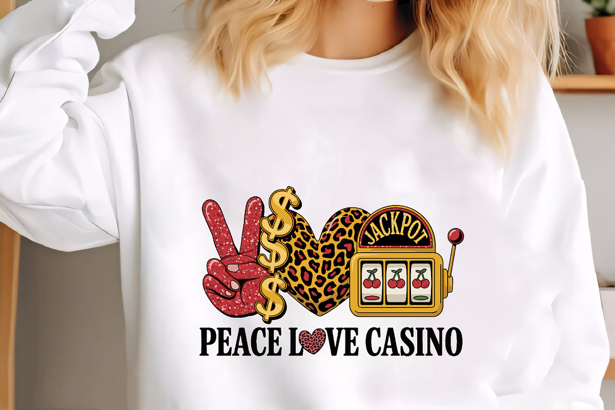 Peace love casino leopard print slot, an Illustration by CrexoraLab (Photo 2 of 4)