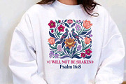 Religious Floral Inspirational Quote, a Seasonal Illustration by Designking (Thumbnail 2 of 5)