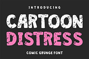 Cartoon Distress, a Blackletter Font by Fourteen Letter (Thumbnail 1 of 6)