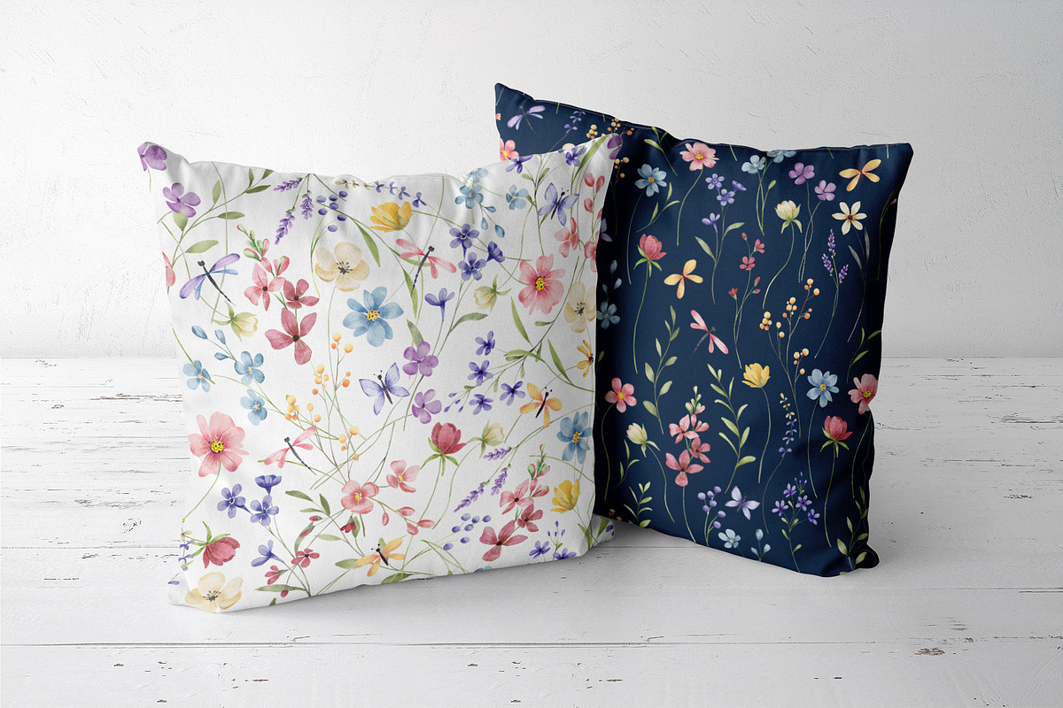Floral watercolor set, clipart., a Decorative Illustration by Larisa Maslova (Photo 12 of 13)