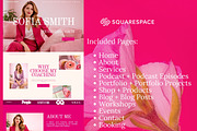 Bold Pink Coach Squarespace Template, a Squarespace Template by Sofia Designs (Thumbnail 3 of 11)
