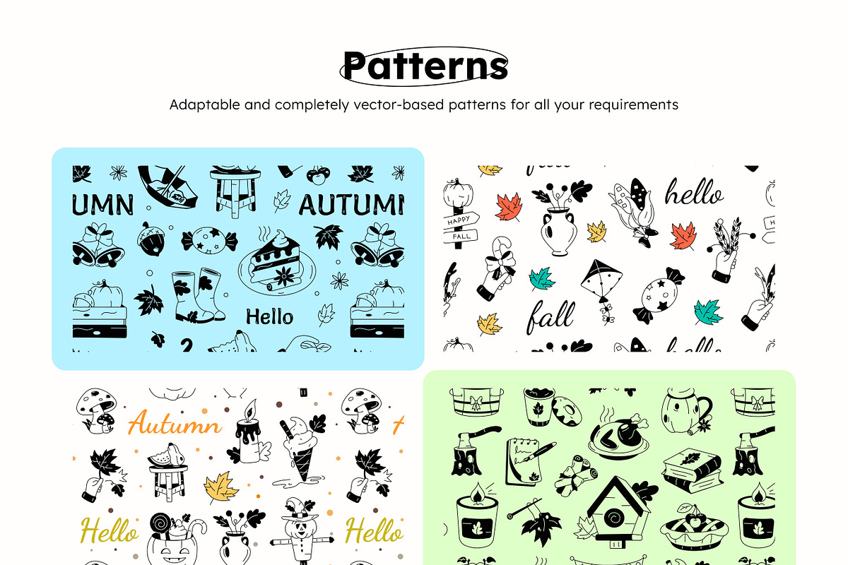 Fall Doodle Designs, a Solid Icon by Prosymbols (Photo 9 of 11)