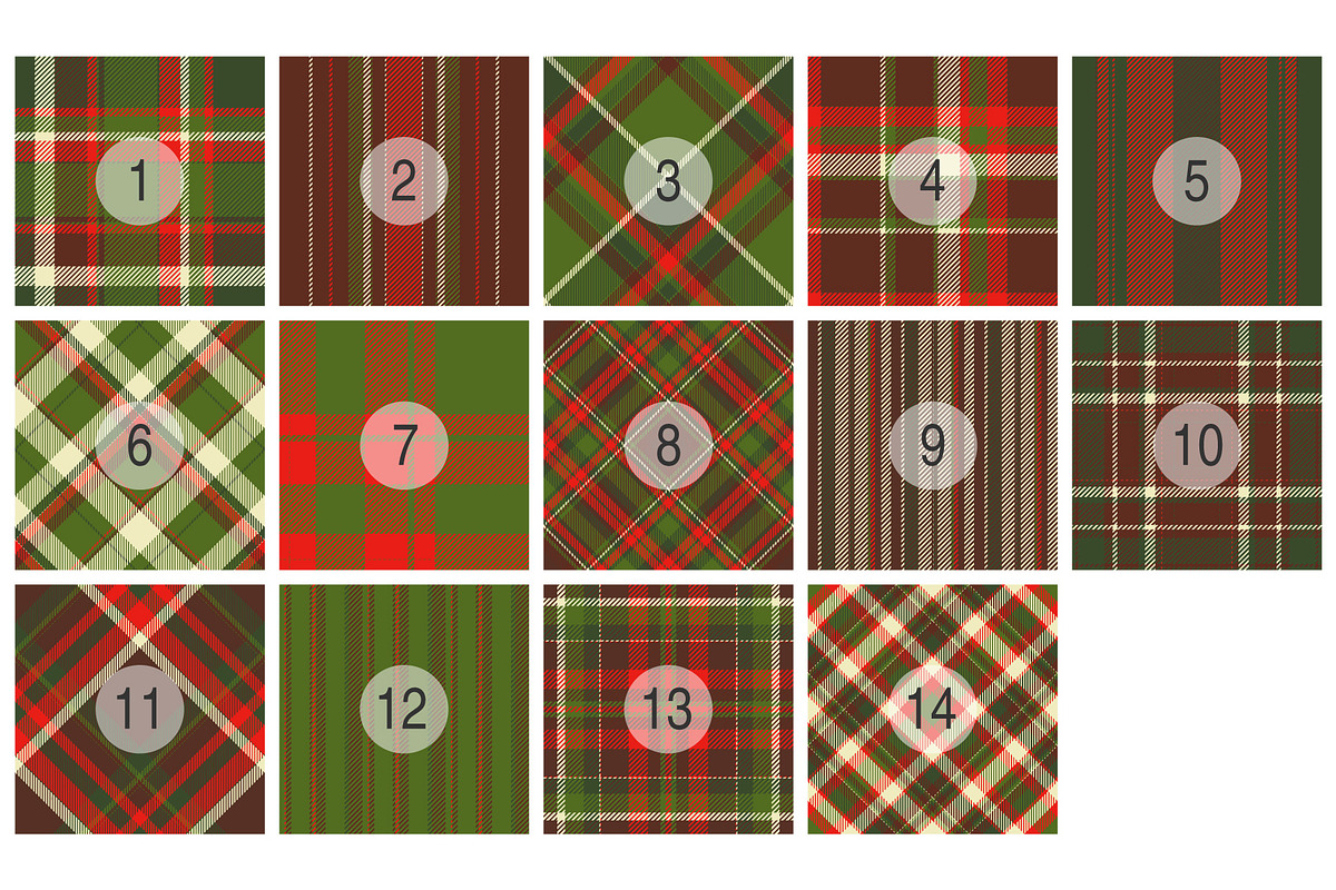 #116 Christmas Pattern for Gift Card, a Pattern Graphic by Plaid4You (Photo 2 of 10)