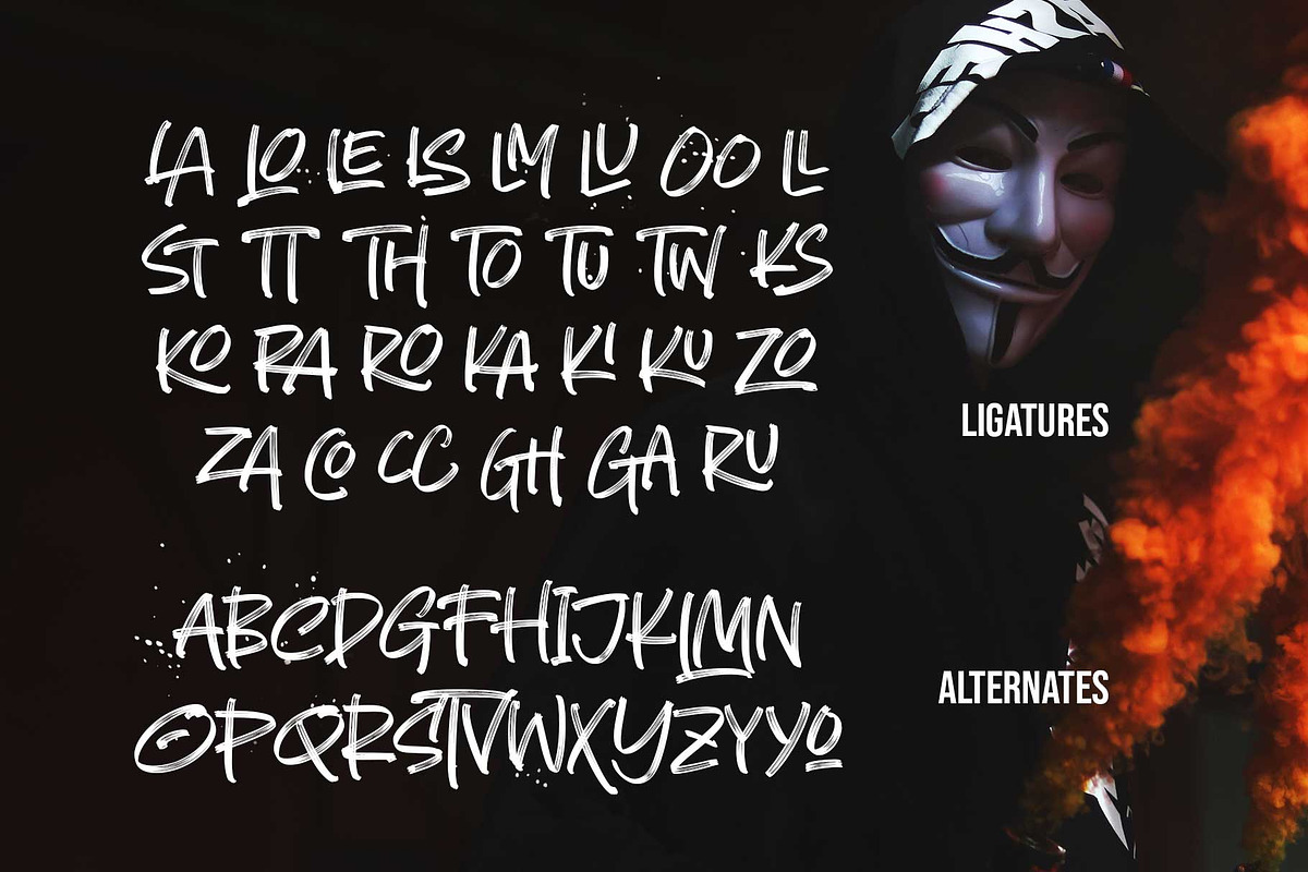 Monster Grande, a Handwritten Font by Arterfak Project (Photo 12 of 13)