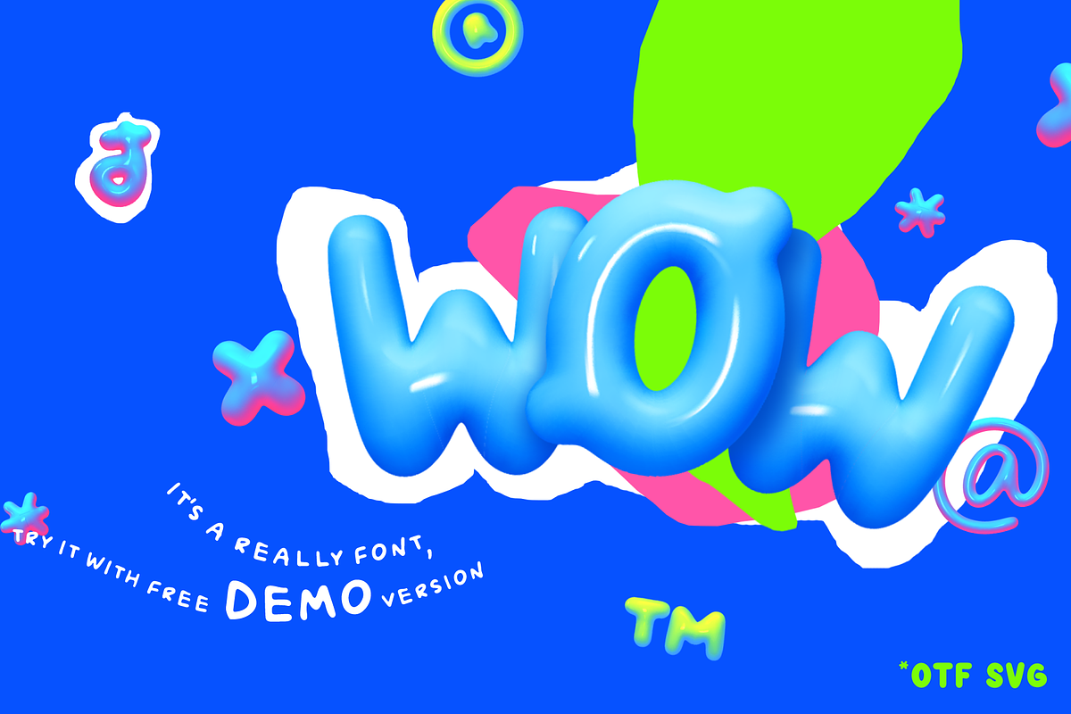 VOLUFONT. 3D OTF SVG Fonts, a Symbol Font by Luxfont (Photo 14 of 14)