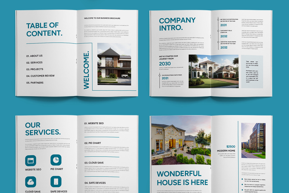 Real Estate Brochure Layout, a Brochure Template by ContestDesign (Photo 3 of 4)